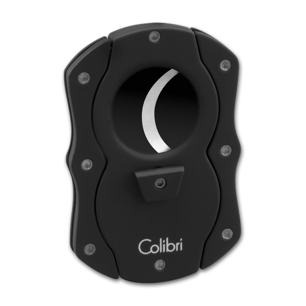 Colibri Zigarrenabschneider schwarz/schwarz, 22 mm