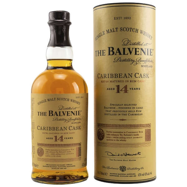 The Balvenie Caribbean Cask 14 Jahre Single Malt 43 %