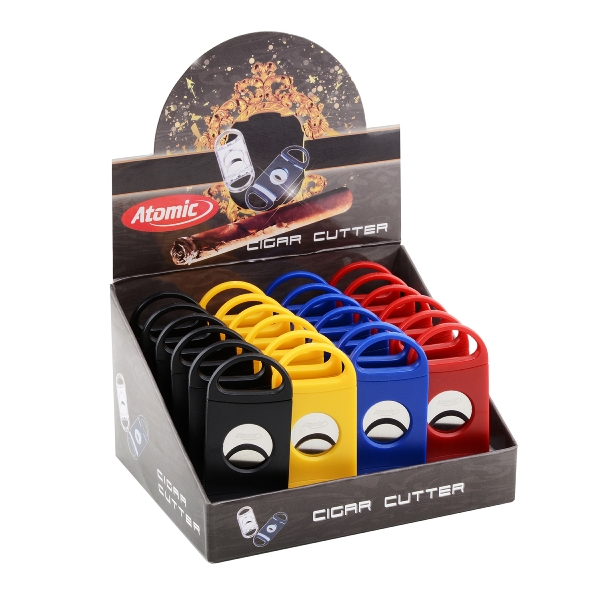 Atomic Zigarrenabschneider, 4 Farben (24er Display)