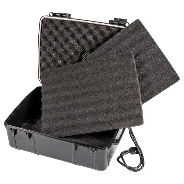 Passatore Cigar Case Acryl schwarz für 10–15 Zigarren