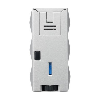 Colibri Quasar II Jet Feuerzeug silber mit Bohrer